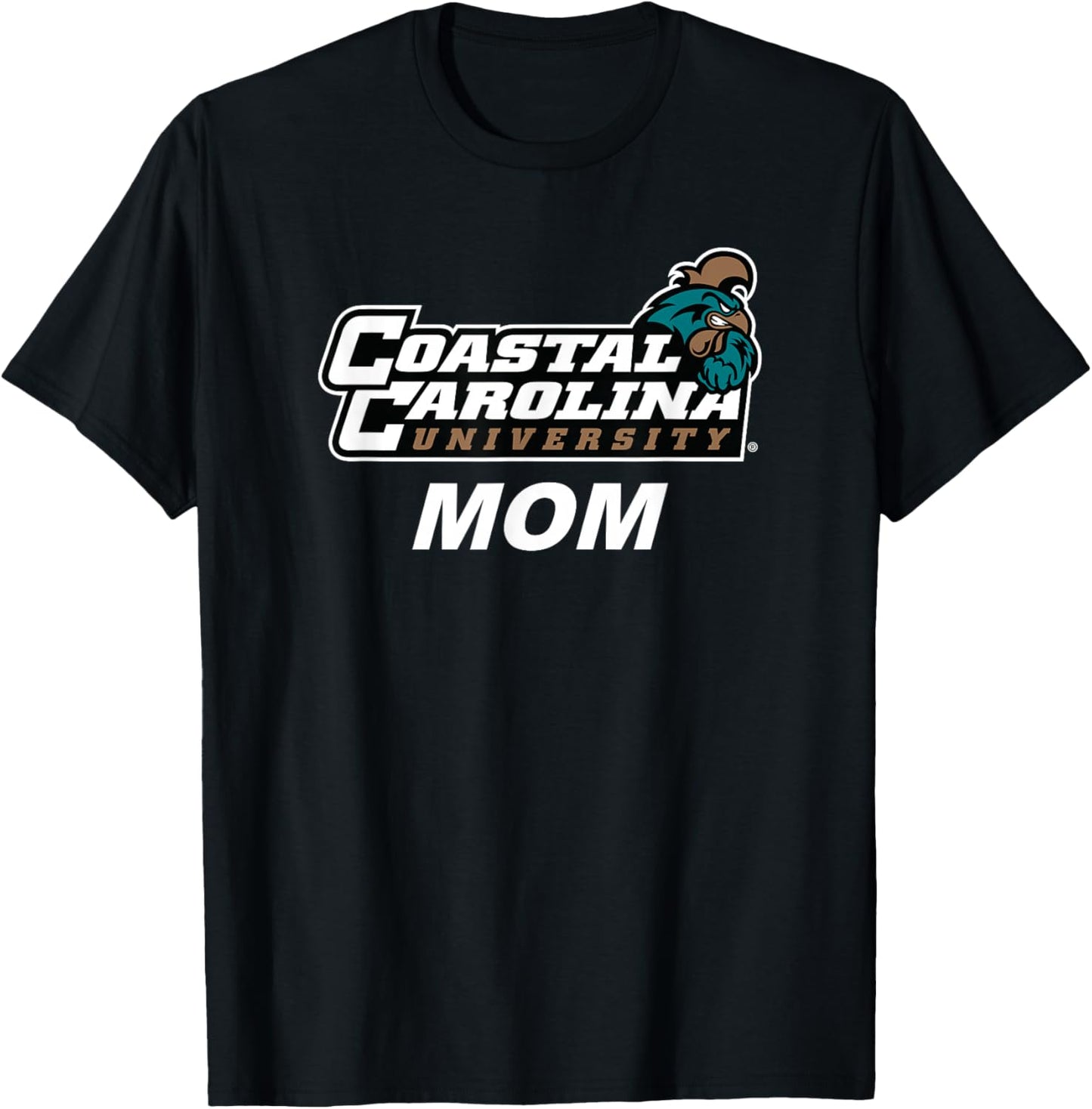 Coastal Carolina University CCU Mom T-Shirt - T-Shirt | Black