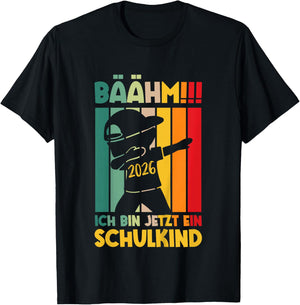 Kinder Einschulung Schuljunge Ich Bin Jetzt EIN Schulkind 2026 T-Shirt - T-Shirt | Black
