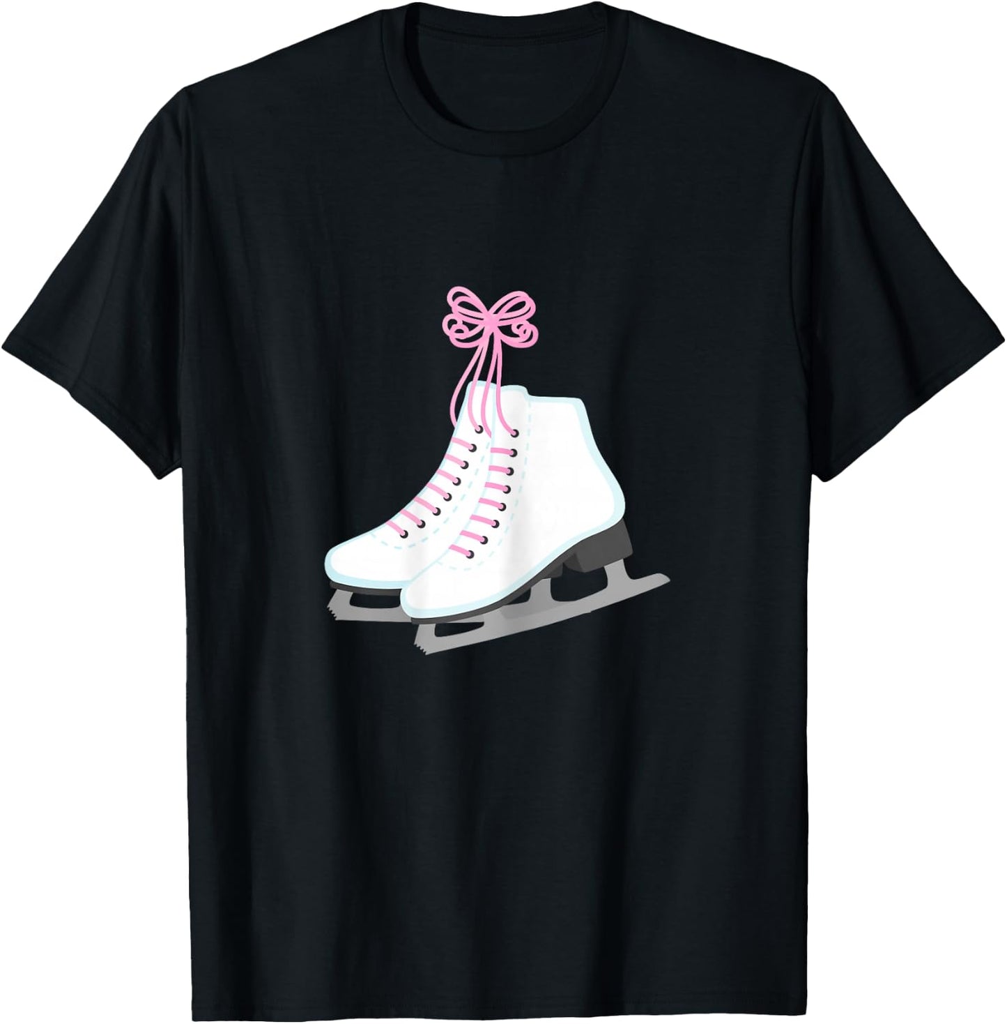 Figure Skating Ice Skate for Girls T-Shirt - T-Shirt | Black