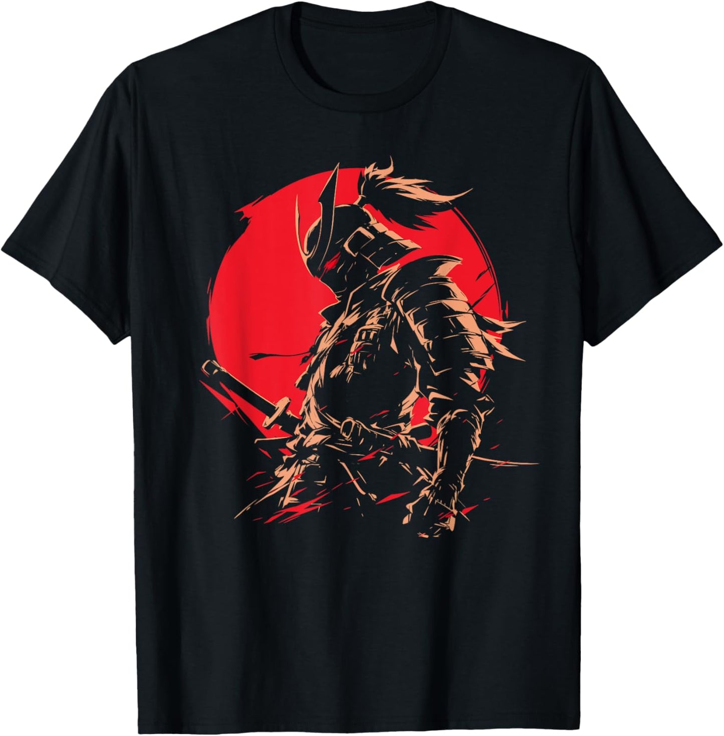 Aesthetic Vintage Samurai Japanese Art Samurai Retro T-Shirt - T-Shirt | Black