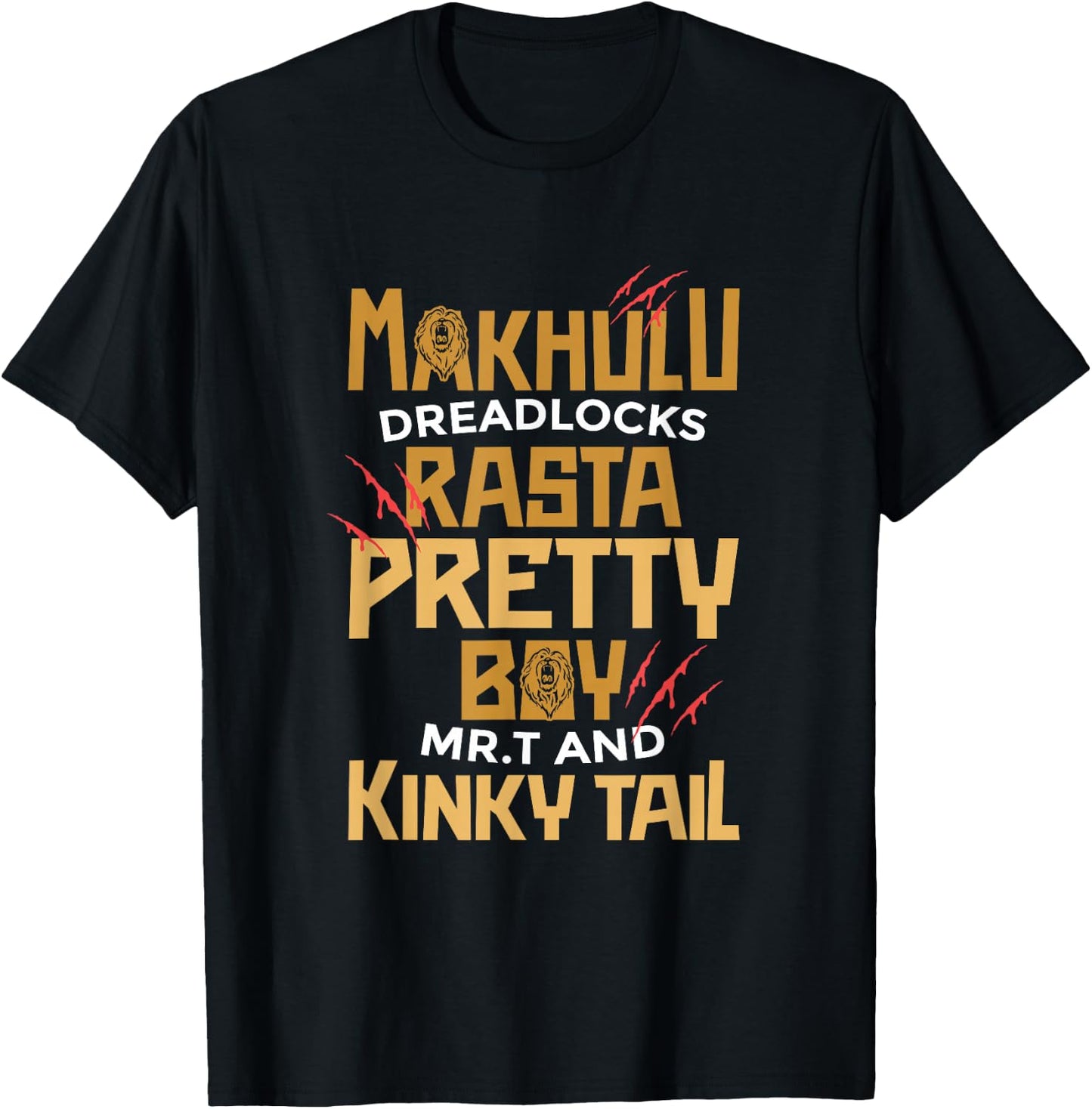 Mapogos Coalition Gang of Brother Lions Novelty T-Shirt - T-Shirt | Black