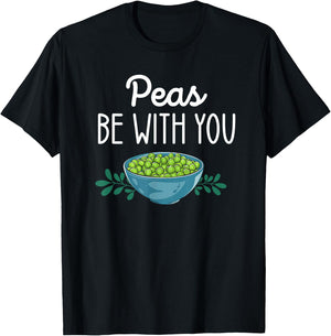 Thanksgiving Dinner Foods Family Matching Peas With You T-Shirt - T-Shirt | Black