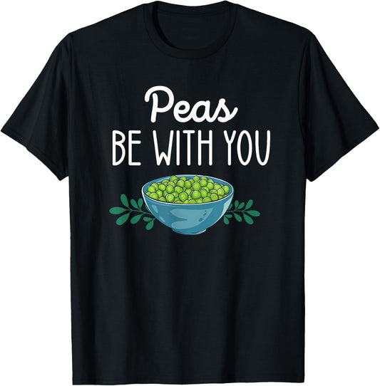 Thanksgiving Dinner Foods Family Matching Peas With You T-Shirt - T-Shirt | Black