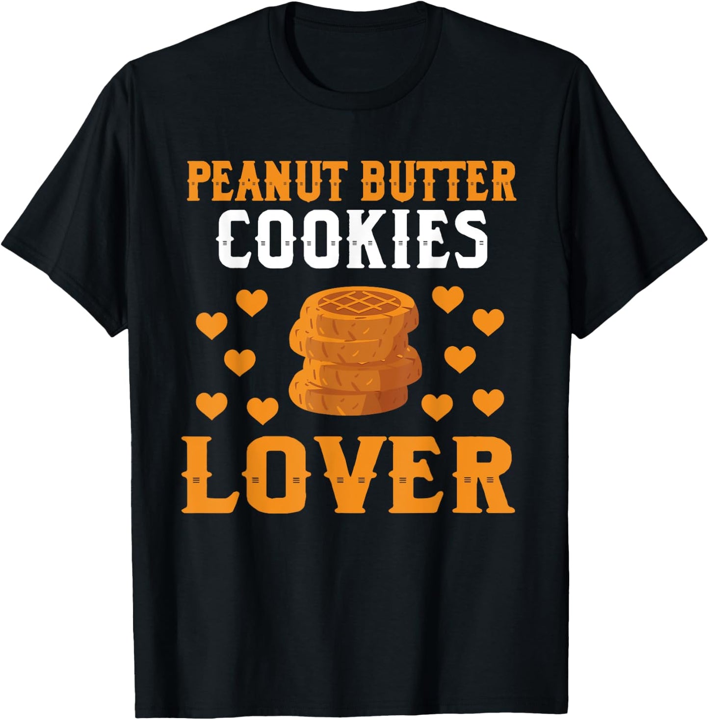 Peanut Butter Cookies Lover Costume Christmas Cookie T-Shirt - T-Shirt | Black