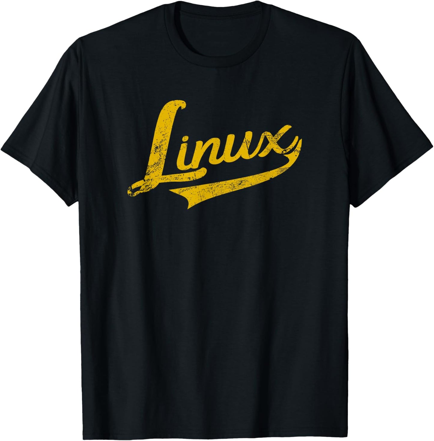 Linux IT Systems Engineer Nerd Geek Throwback T-Shirt - T-Shirt | Black