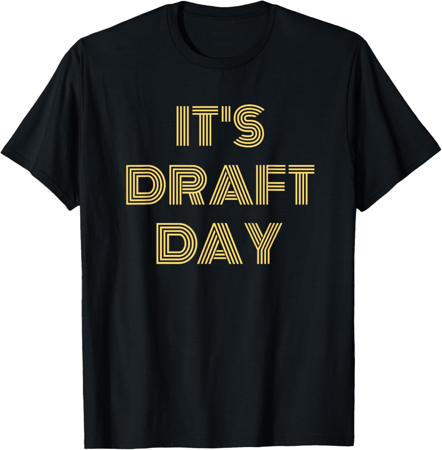 It's Draft Day Fantasy Football Sports T-Shirt - T-Shirt | Black