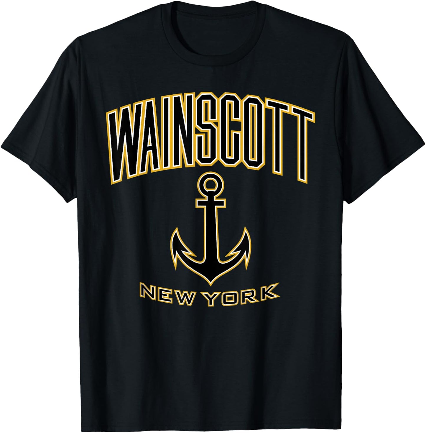 Wainscott NY Shirt , Men, Girls & Boys T-Shirt - T-Shirt | Black
