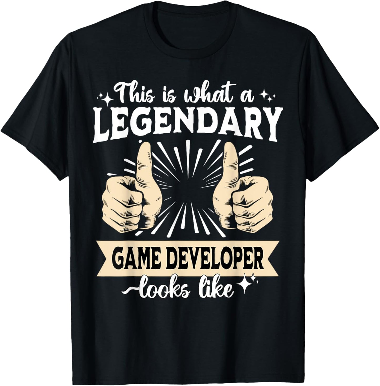 Legendary Game Developer T-Shirt - T-Shirt | Black