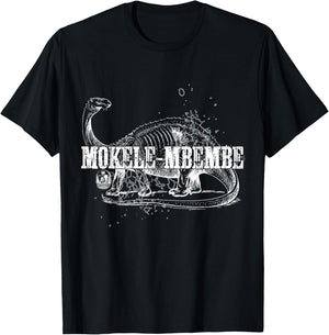 Mokele Mbembe The Living Dinosaur of Africa Monster Cryptid T-Shirt - T-Shirt | Black