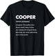 Cooper Name T-Shirt - T-Shirt | Black