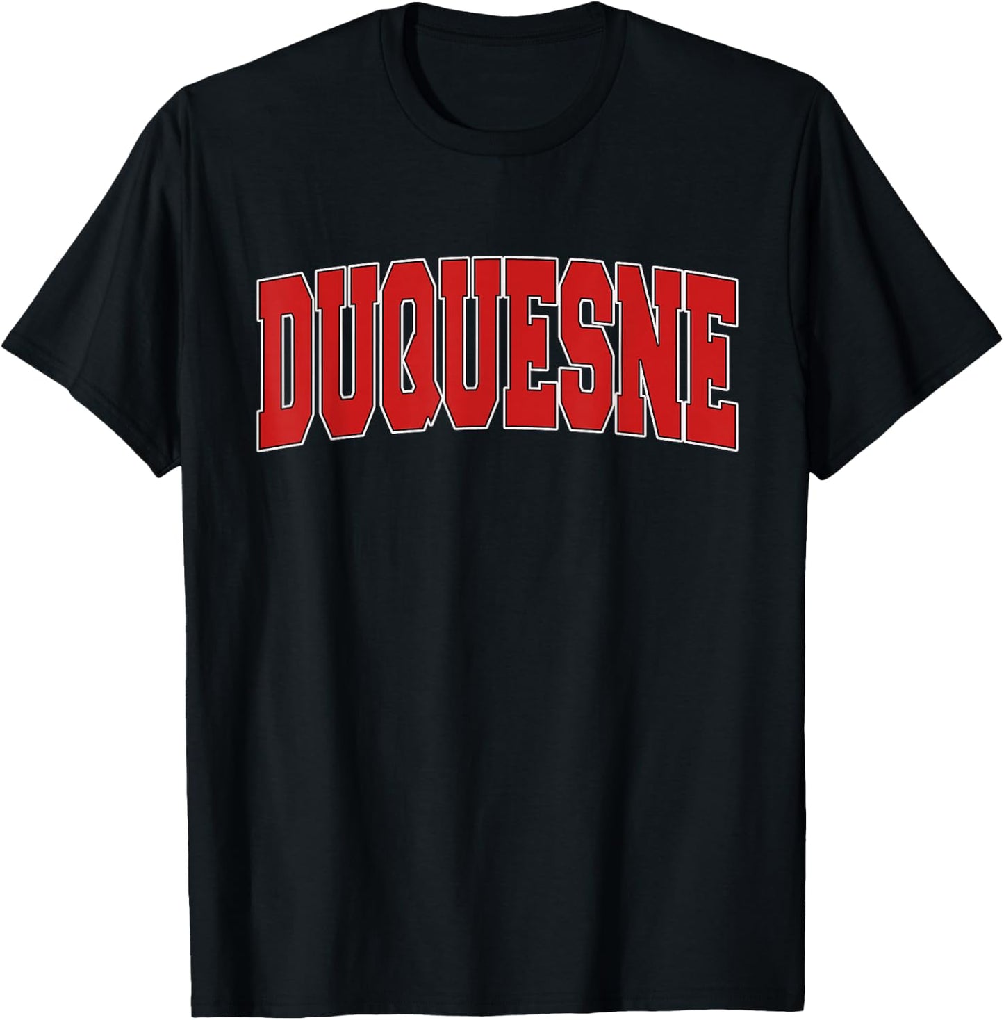 DUQUESNE PA PENNSYLVANIA Varsity Style USA Vintage Sports T-Shirt - T-Shirt | Black