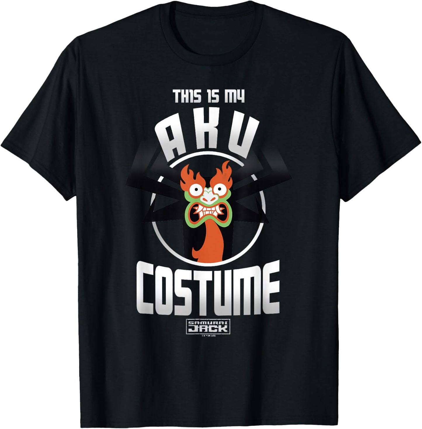 Samurai Jack Halloween This Is My Aku Costume T-Shirt - T-Shirt | Black