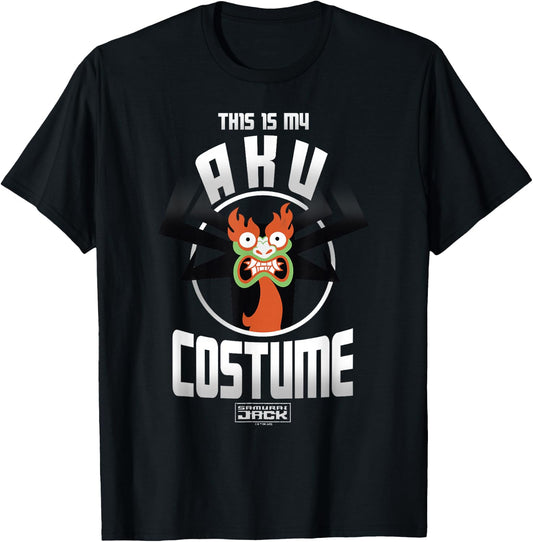 Samurai Jack Halloween This Is My Aku Costume T-Shirt - T-Shirt | Black