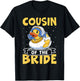 Cousin Of The Bride Funny Duck T-Shirt - T-Shirt | Black