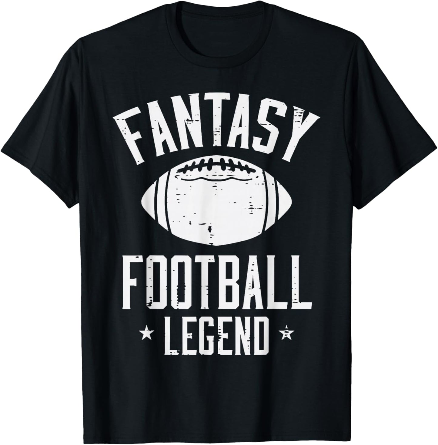 Fantasy Football Legend Funny Draft Party Champion Men T-Shirt - T-Shirt | Black