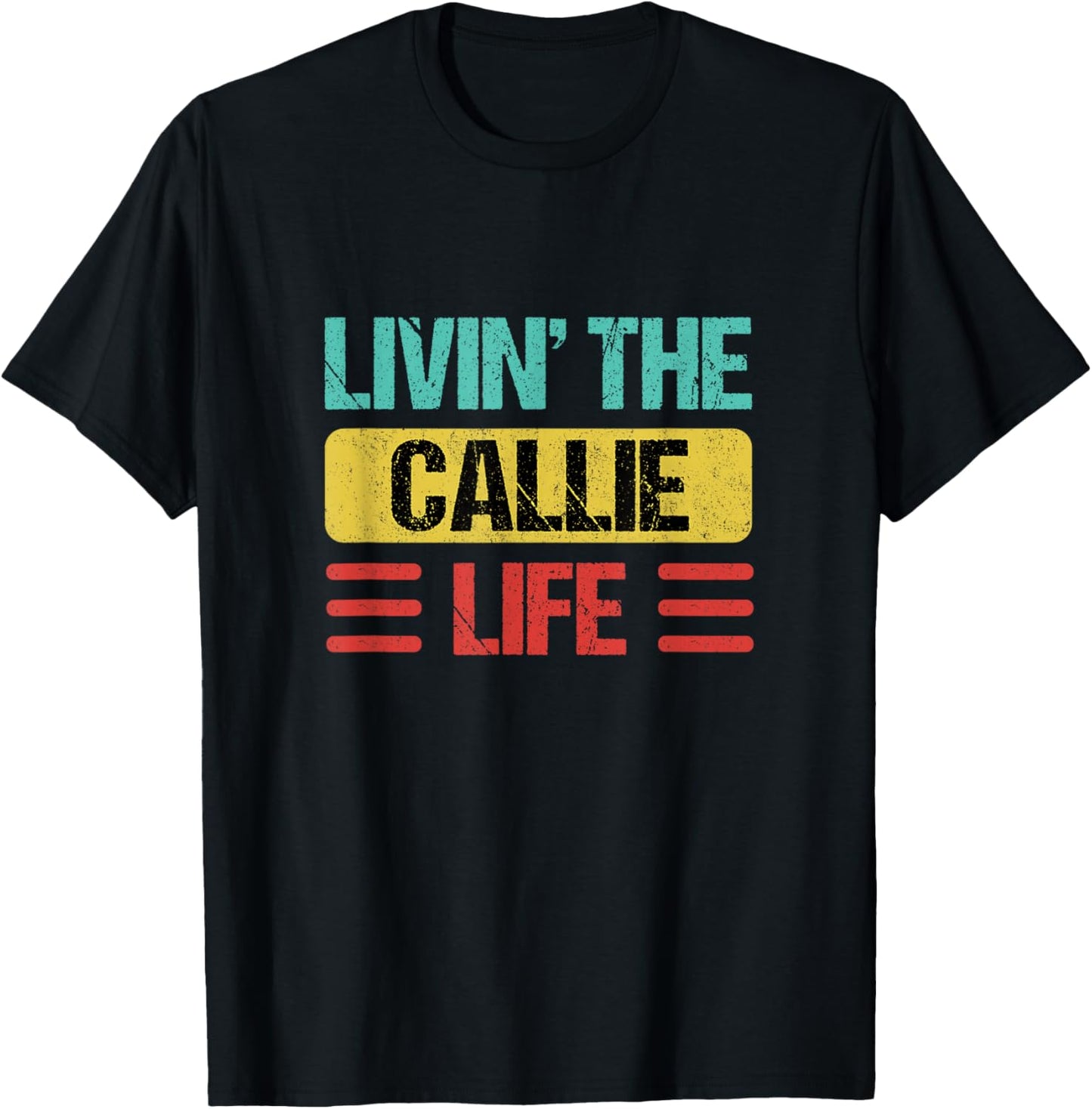 Callie Name T-Shirt - T-Shirt | Black