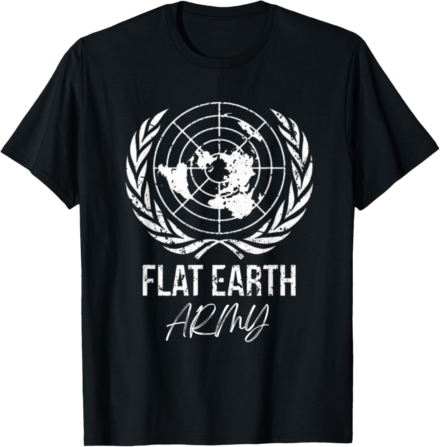 Flat Earth Army T-Shirt - T-Shirt | Black