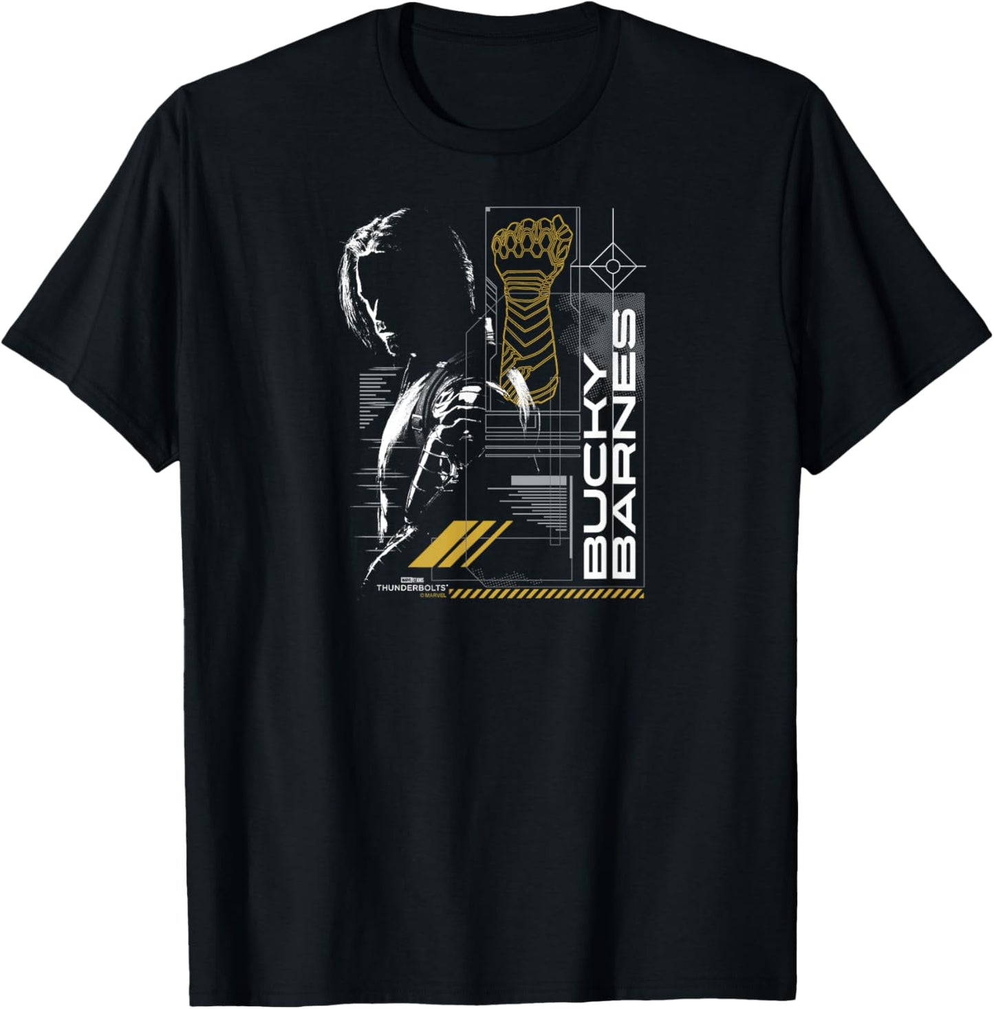 Marvel's Thunderbolts - Bucky Barnes Dark Digital T-Shirt - T-Shirt | Black