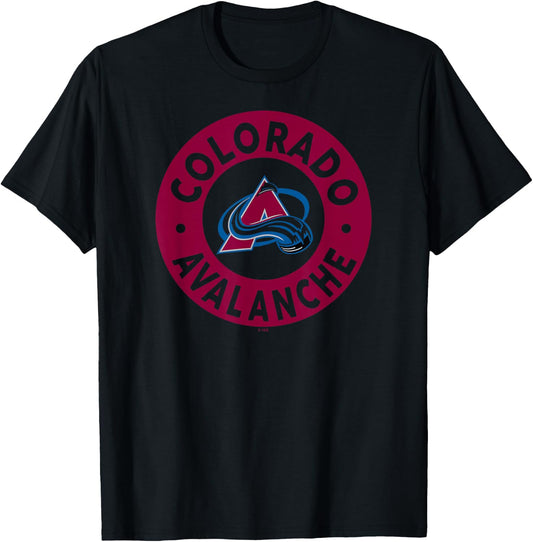 Colorado Avalanche Symbol White Officially Licensed T-Shirt - T-Shirt | Black
