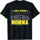 I Am A Proud Army National Guard Momma - Military Mother Mom T-Shirt - T-Shirt | Black