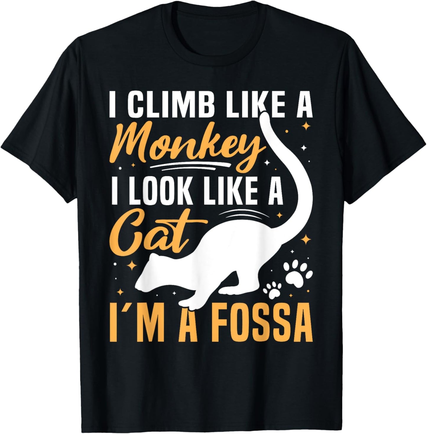 Fossa Essentials Fossa Plush Stuffed Animal Fossa Lover T-Shirt - T-Shirt | Black