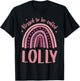 Lolly for Grandma Women Mother's Day Blessed Lolly T-Shirt - T-Shirt | Black