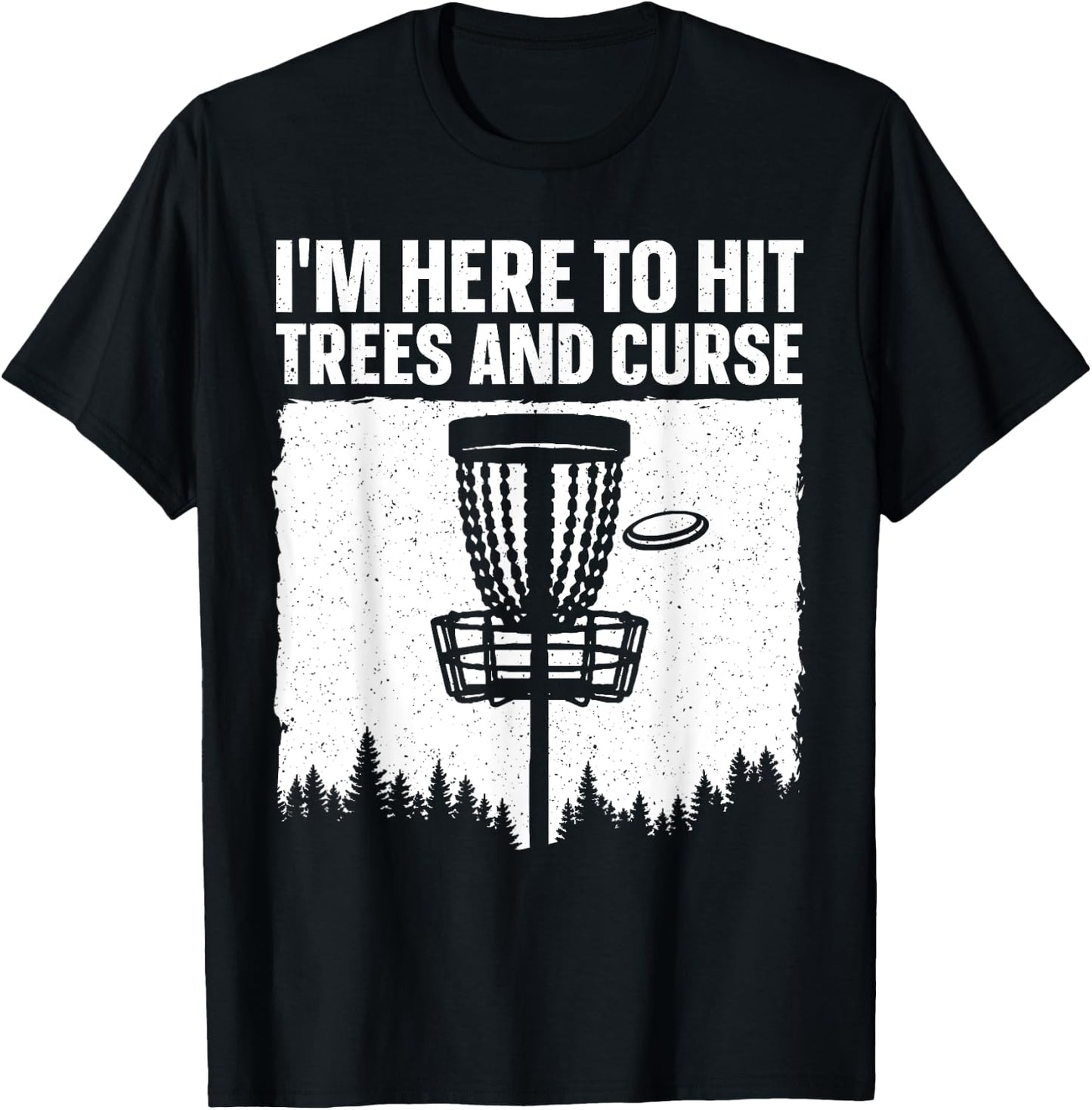 Best Disc Golf Art Women Disc Golfer Disc Golf Lover T-Shirt - T-Shirt | Black