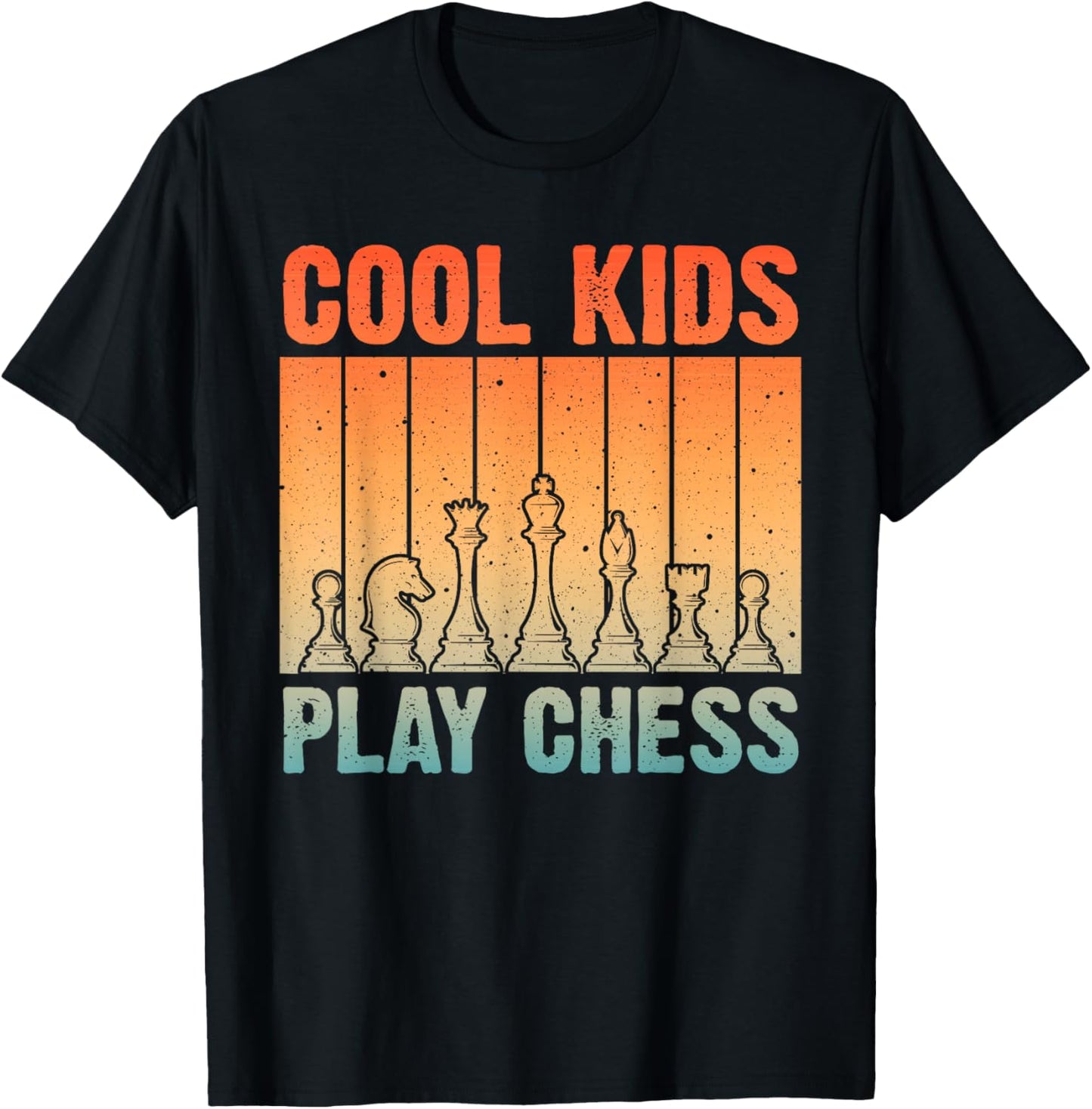 Chess Design For Kids Boys Girls Chess Novelty Chess Player T-Shirt - T-Shirt | Black