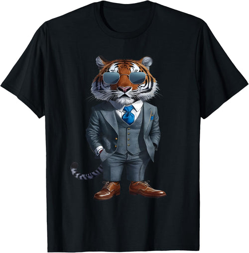 Tiger Men Woman Tiger In Suit Tiger