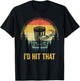 Vintage Disc Golf Funny Retro Frisbee Golf Disc Sport Player T-Shirt - T-Shirt | Black