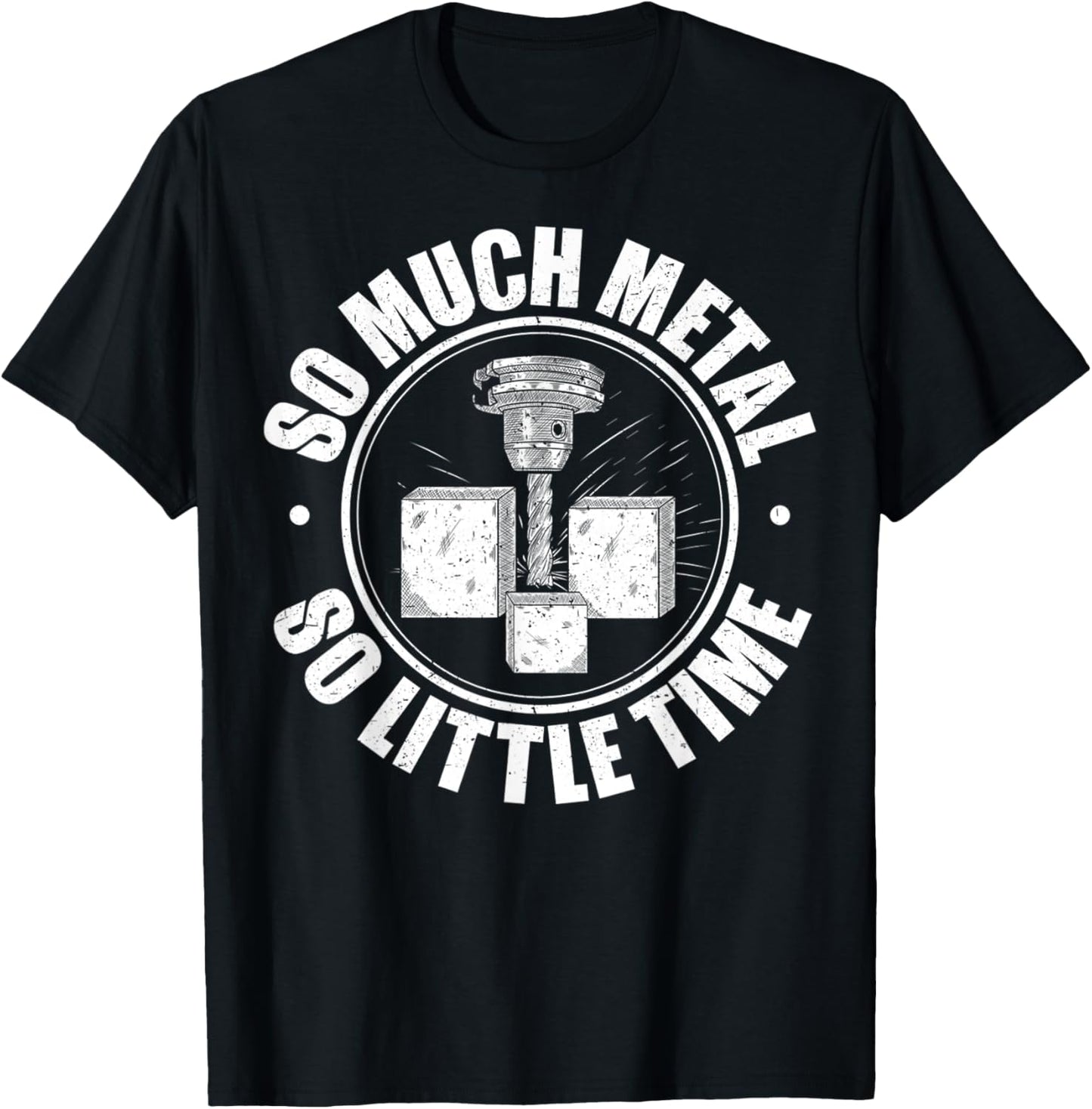 Cnc Machinist Cnc Operator Cnc Machine Gift Vintage T-Shirt - T-Shirt | Black