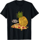 No One Needs To Know Funny Pineapple Hawaiian Pizza Gift T-Shirt - T-Shirt | Black