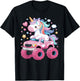 Monster Truck Unicorn Birthday Party Girl Monster Truck T-Shirt - T-Shirt | Black