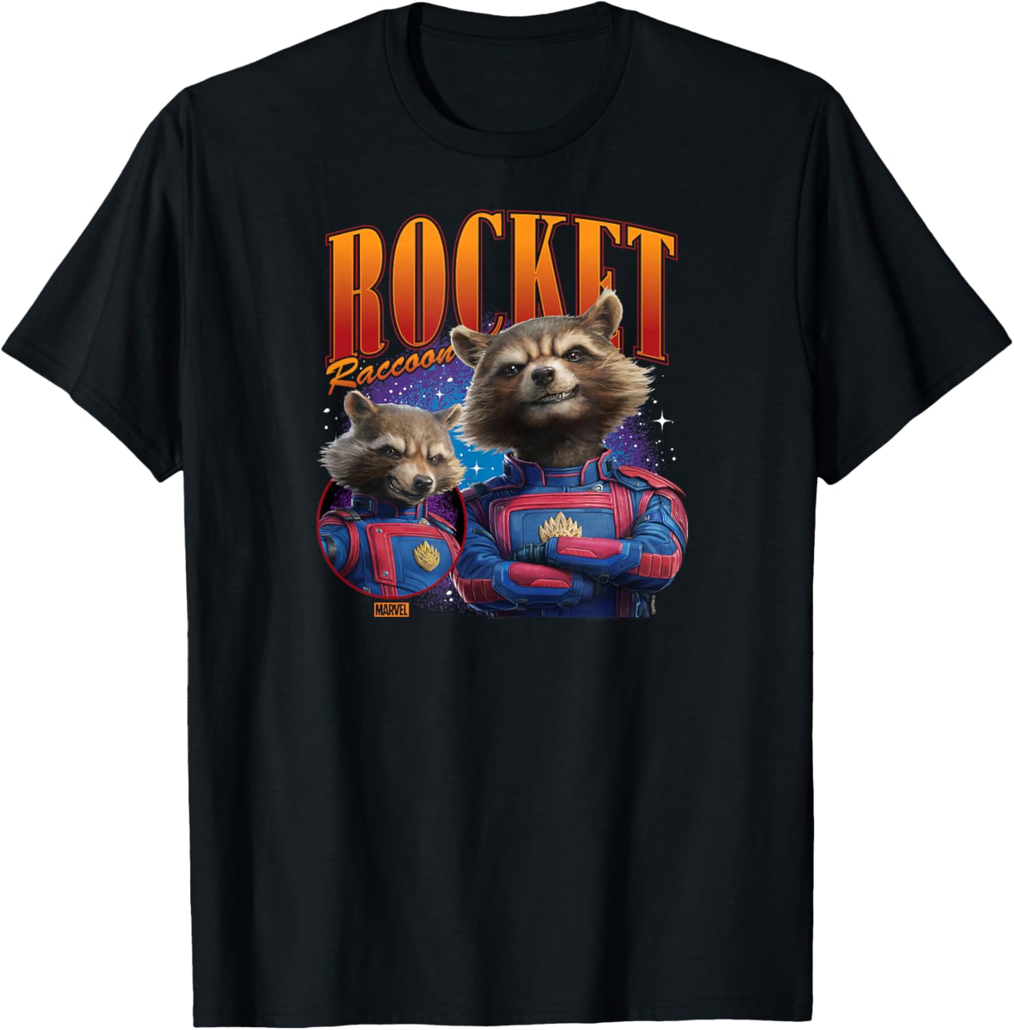 Guardians of The Galaxy - Rocket Racoon Bootleg T-Shirt - T-Shirt | Black
