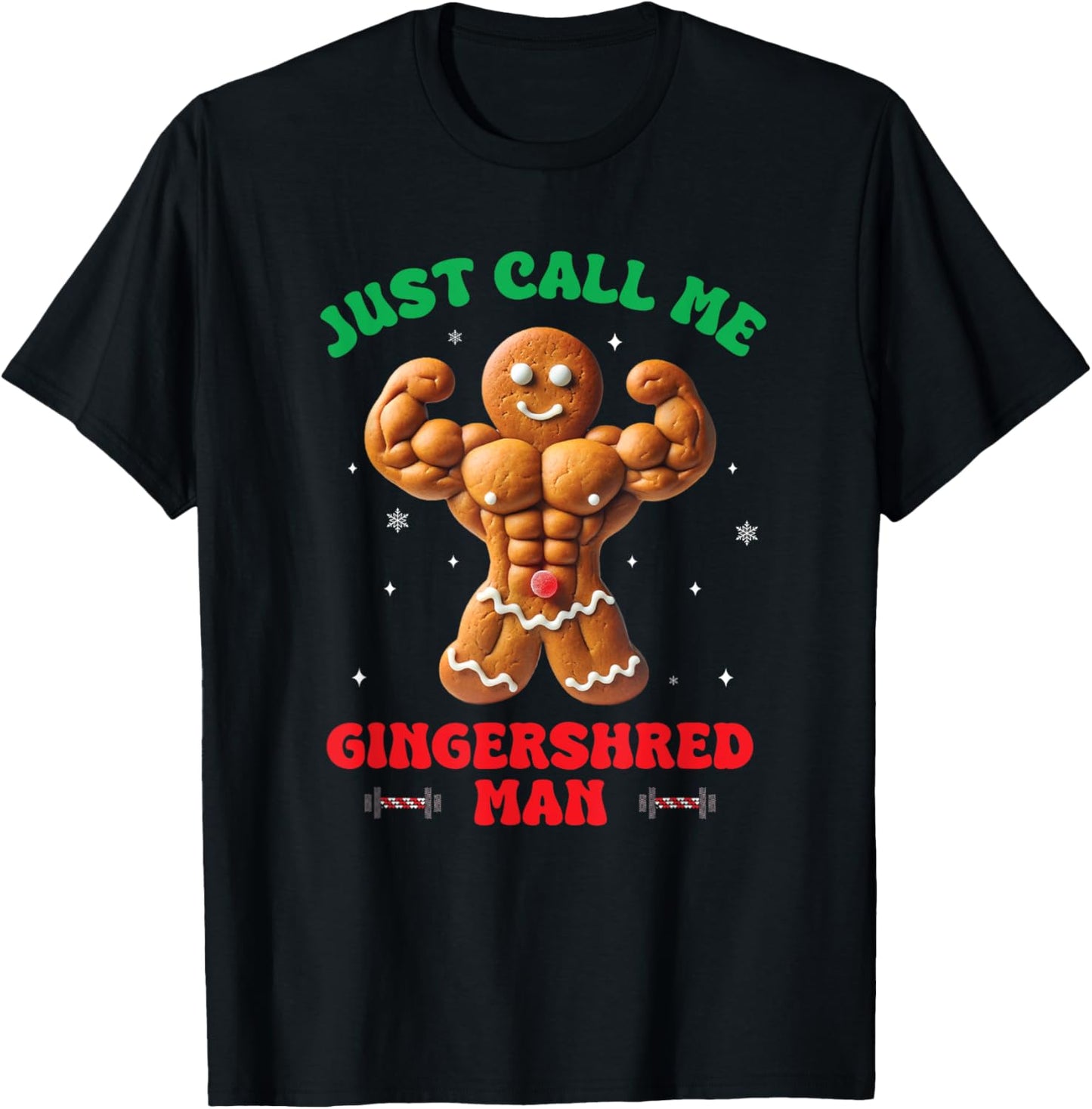 Just Call Me the Gingershred Man Workout Funny Gifts Men T-Shirt - T-Shirt | Black