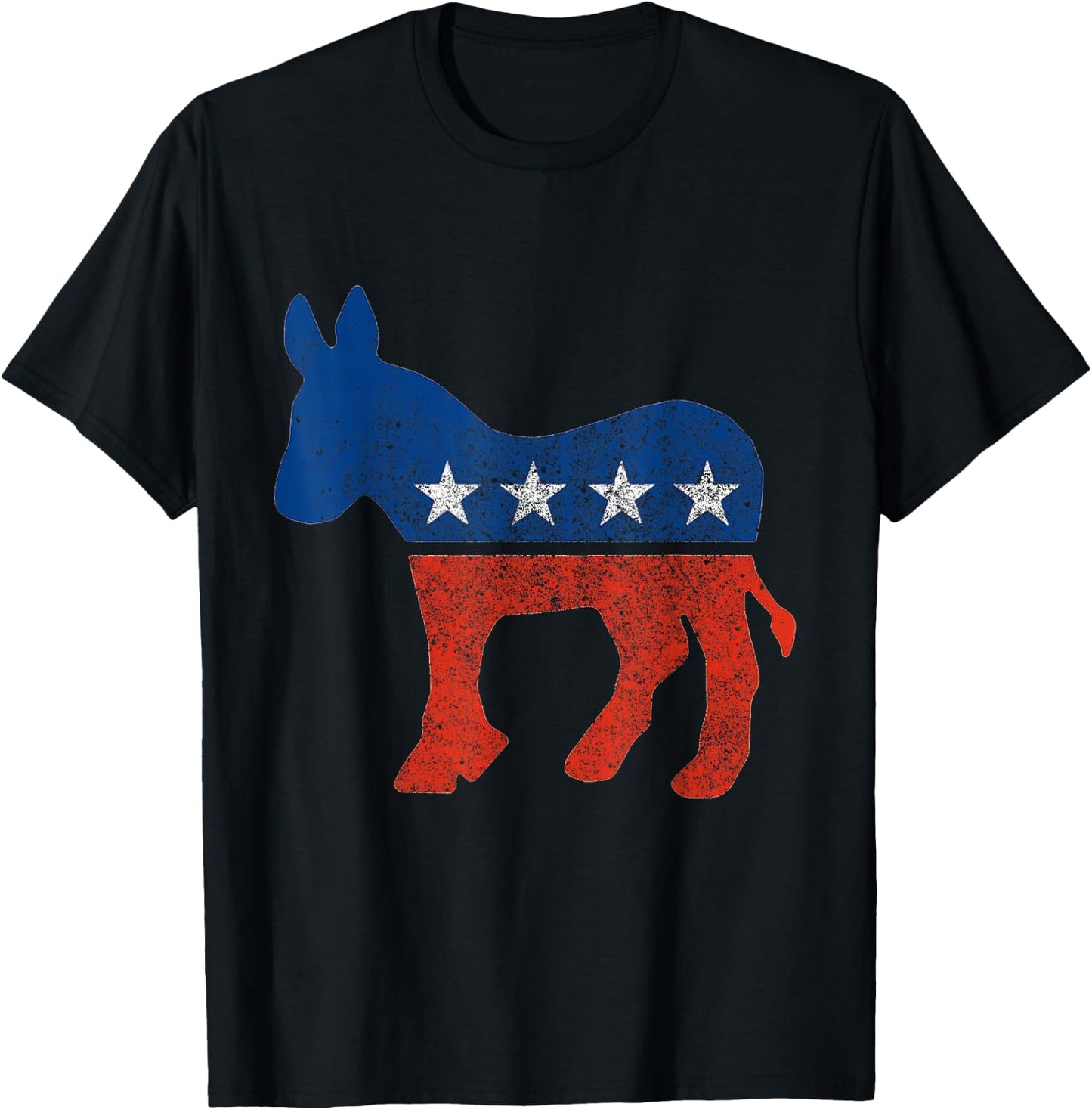 Democratic Donkey Democrat T-Shirt - T-Shirt | Black