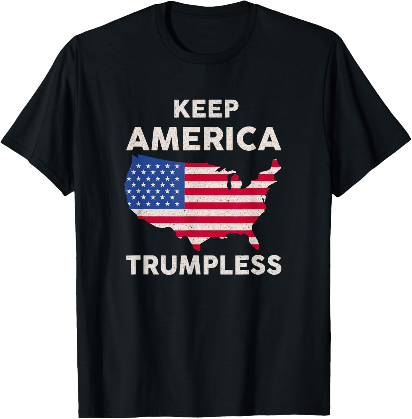 Keep America Trumpless T-Shirt - T-Shirt | Black