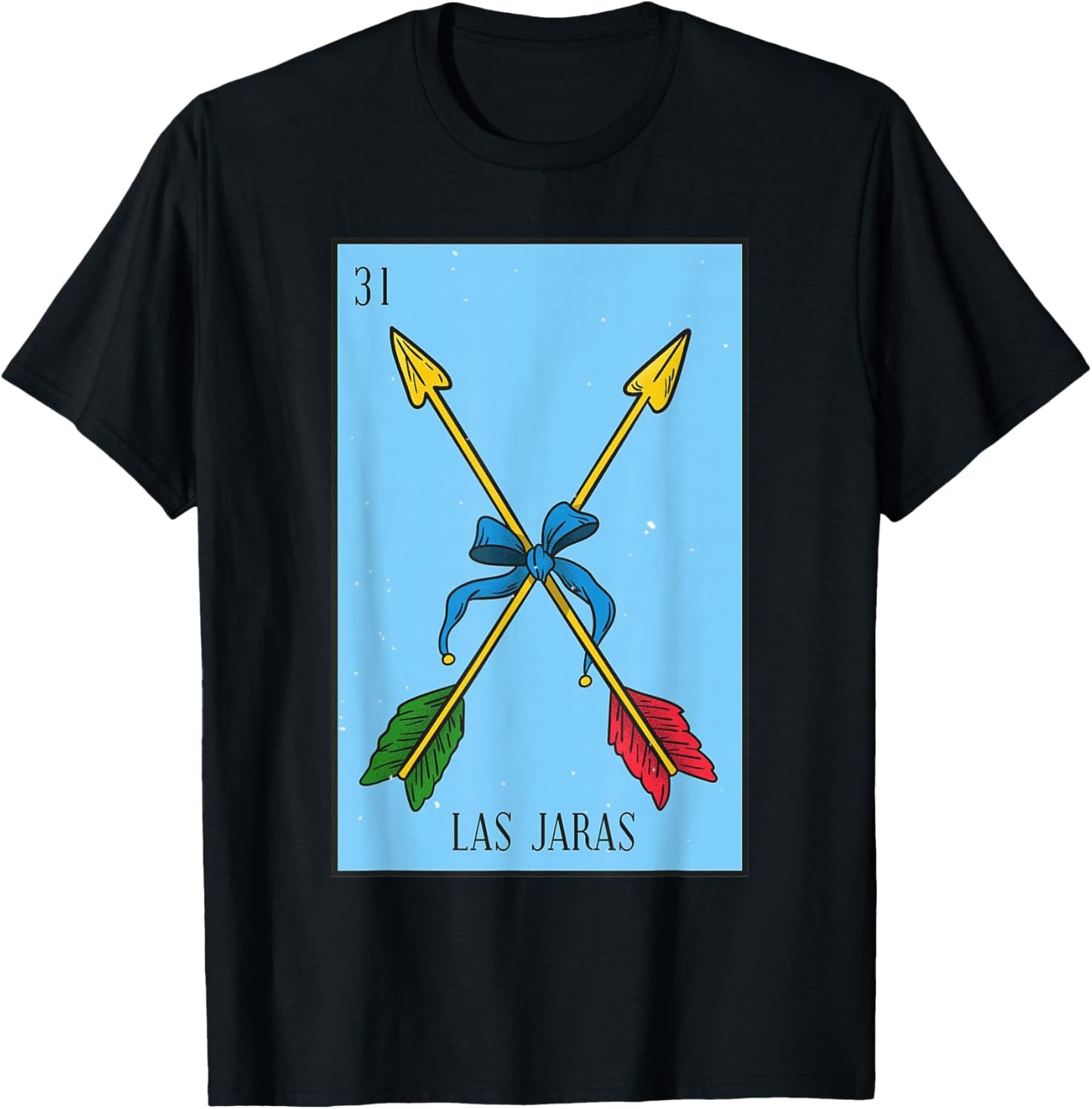 las jaras Mexican Lottery culture T-Shirt - T-Shirt | Black