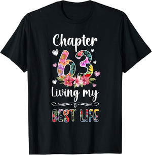 Chapter 63 Year Old 63rd Birthday It's My 63rd Bday T-Shirt - T-Shirt | Black