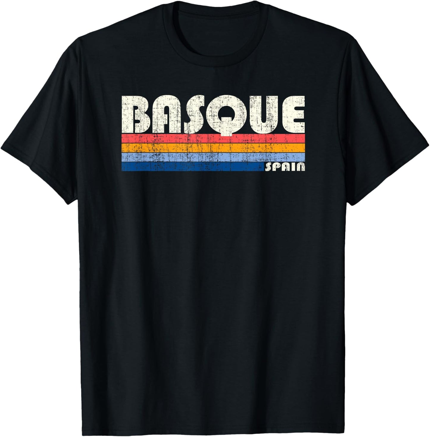 Vintage 70s 80s Style Basque, Spain T-Shirt - T-Shirt | Black