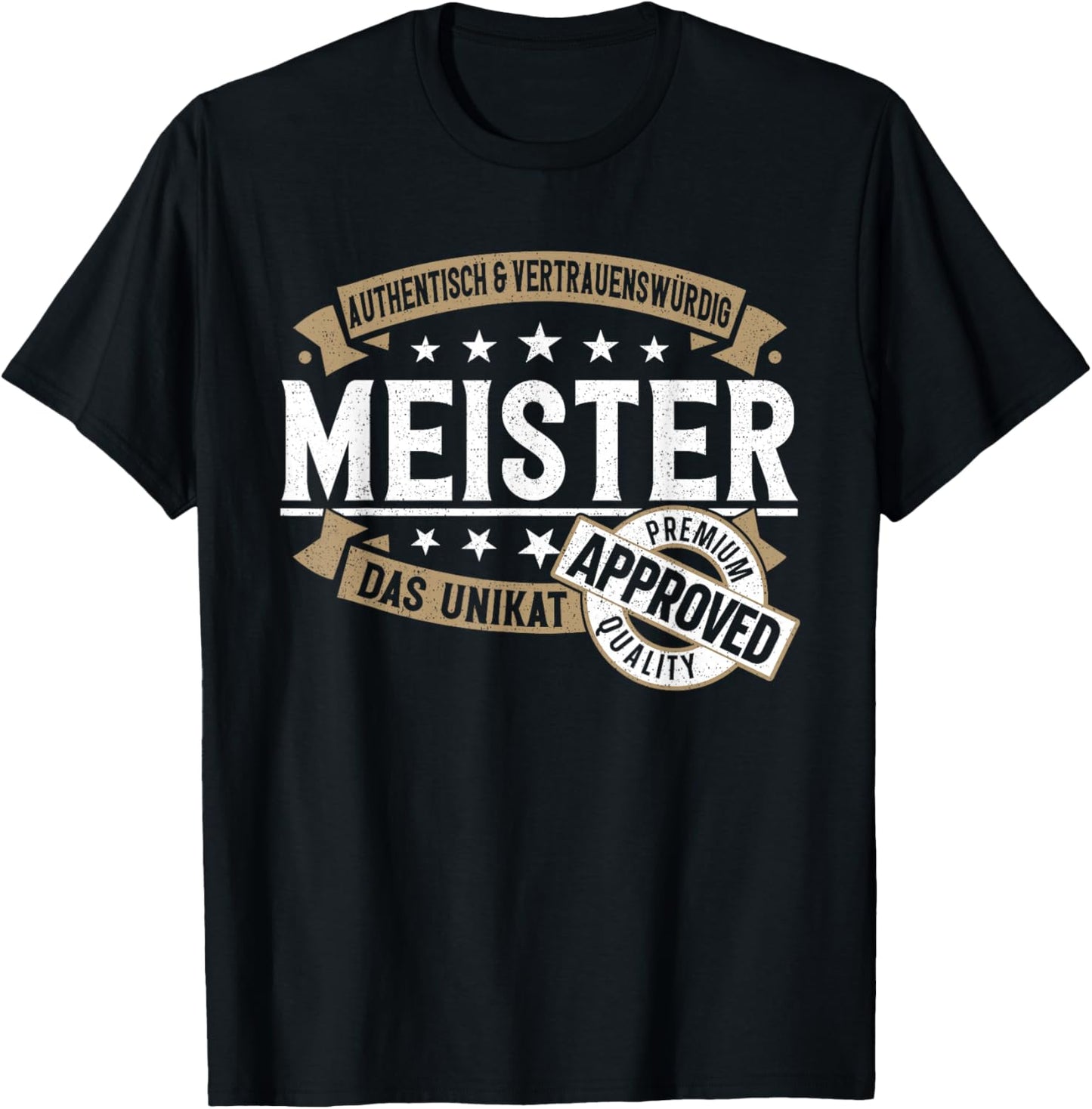 Meister - Meisterprüfung bestanden - Handwerk T-Shirt - T-Shirt | Black