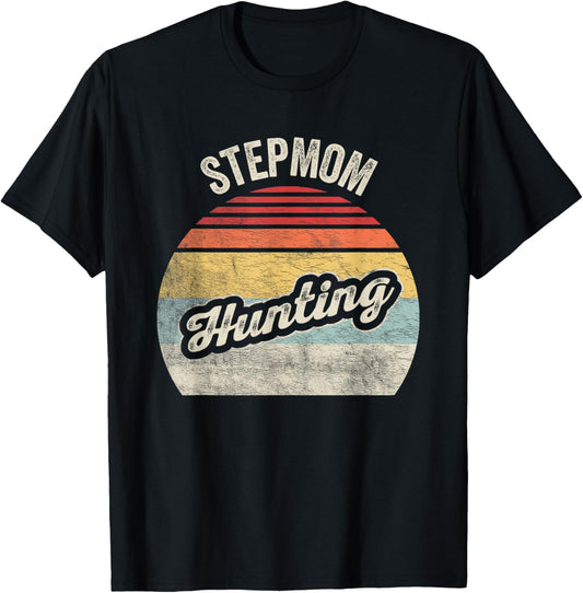 Retro Stepmom Step Mom Hunting Shirt T-Shirt - T-Shirt | Black