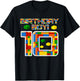 Cute 10th Birthday Gift 10 Years Old Block Building Boys T-Shirt - T-Shirt | Black