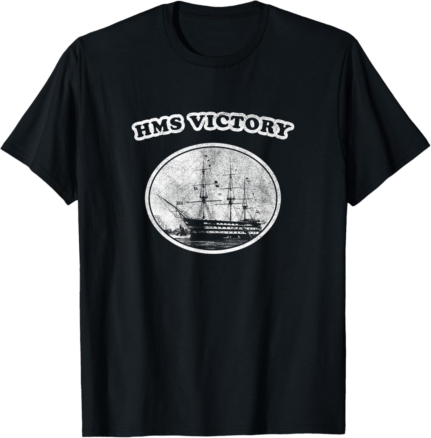 Ultra Retro HMS Victory von Turbo Volcano T-Shirt - T-Shirt | Black