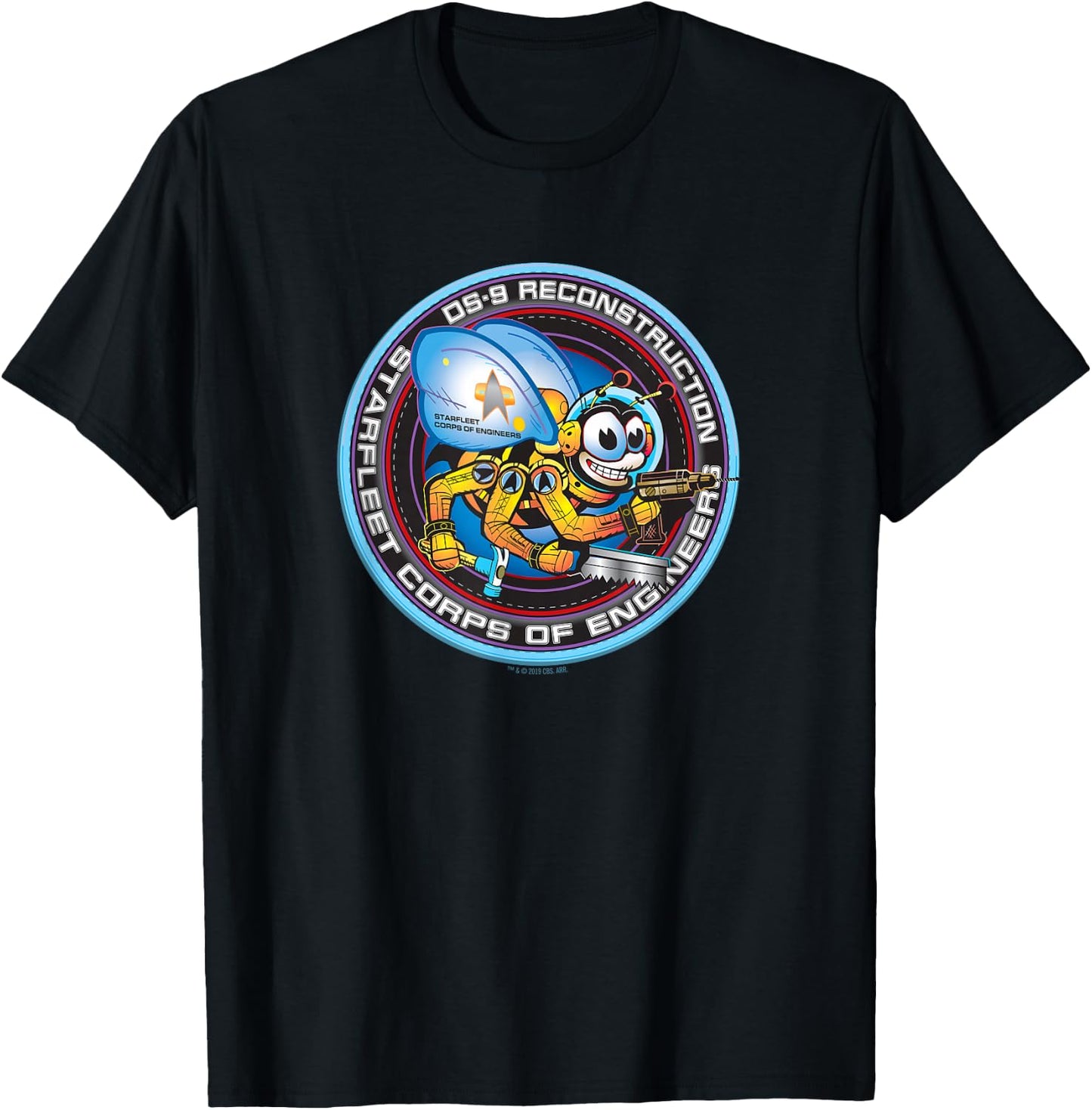 Star Trek: Deep Space Nine Starfleet Corps Of Engineers T-Shirt - T-Shirt | Black