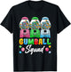 "Gumball Squad" Funny Gumball Machine T-Shirt - T-Shirt | Black