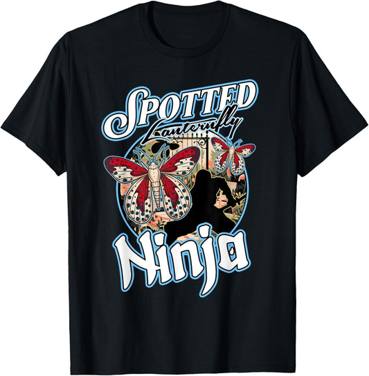 Spotted Lanternfly Trap Ninja Warrior Assassin Lantern Fly T-Shirt - T-Shirt | Black