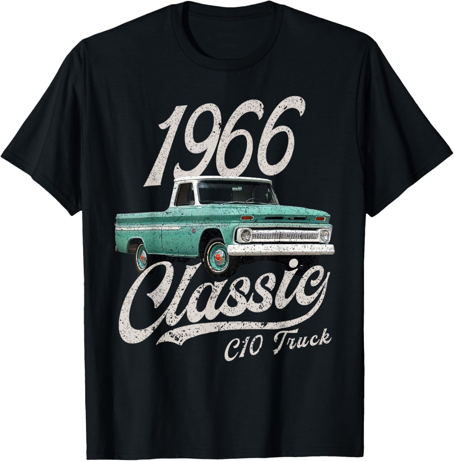 CLICK FOR MORE C10 CARS 1966 c10 truck , Small, Black T-Shirt - T-Shirt | Black