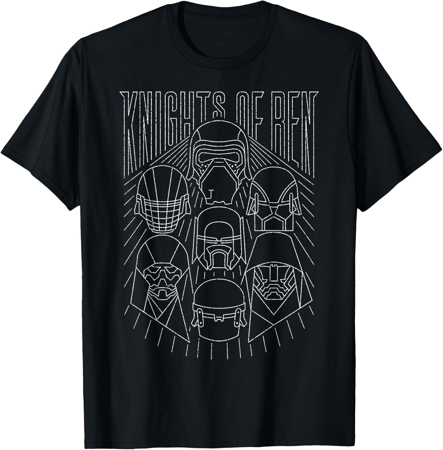 Star Wars The Rise of Skywalker Knights of Ren Streak T-Shirt - T-Shirt | Black
