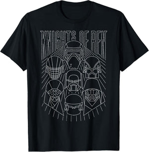 Star Wars The Rise of Skywalker Knights of Ren Streak T-Shirt - T-Shirt | Black